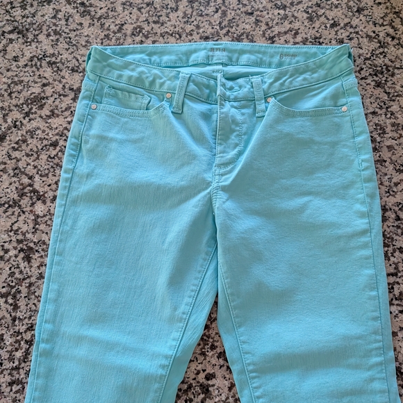 a.n.a Women's Teal Ankle Jeans - Picture 4 of 5